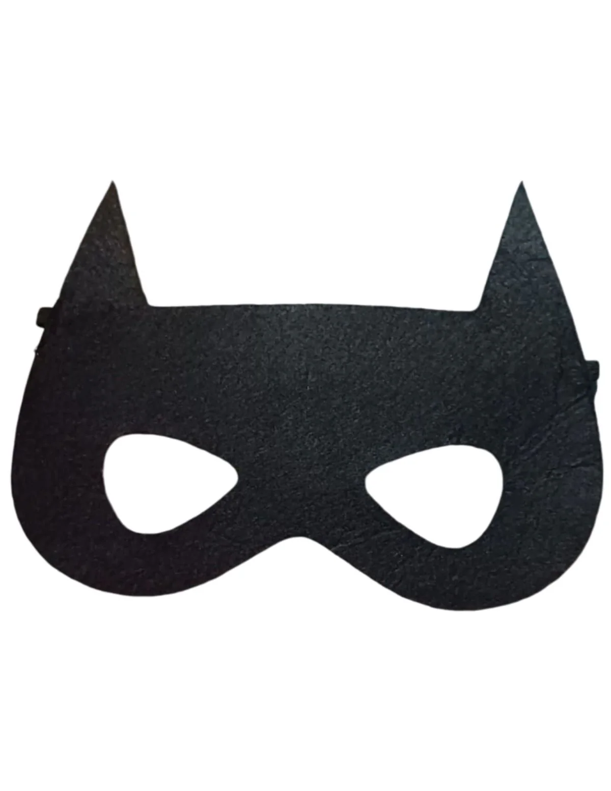 Halloween Accessories Combo - Pumpkin Trick & Treat Candy Basket Cloth with Dracula Teeth & Skeleton Scary Halloween Mask & Black Superhero Mask Halloween Costume Fancy Dress Pack of 4 Accessories - Image 3
