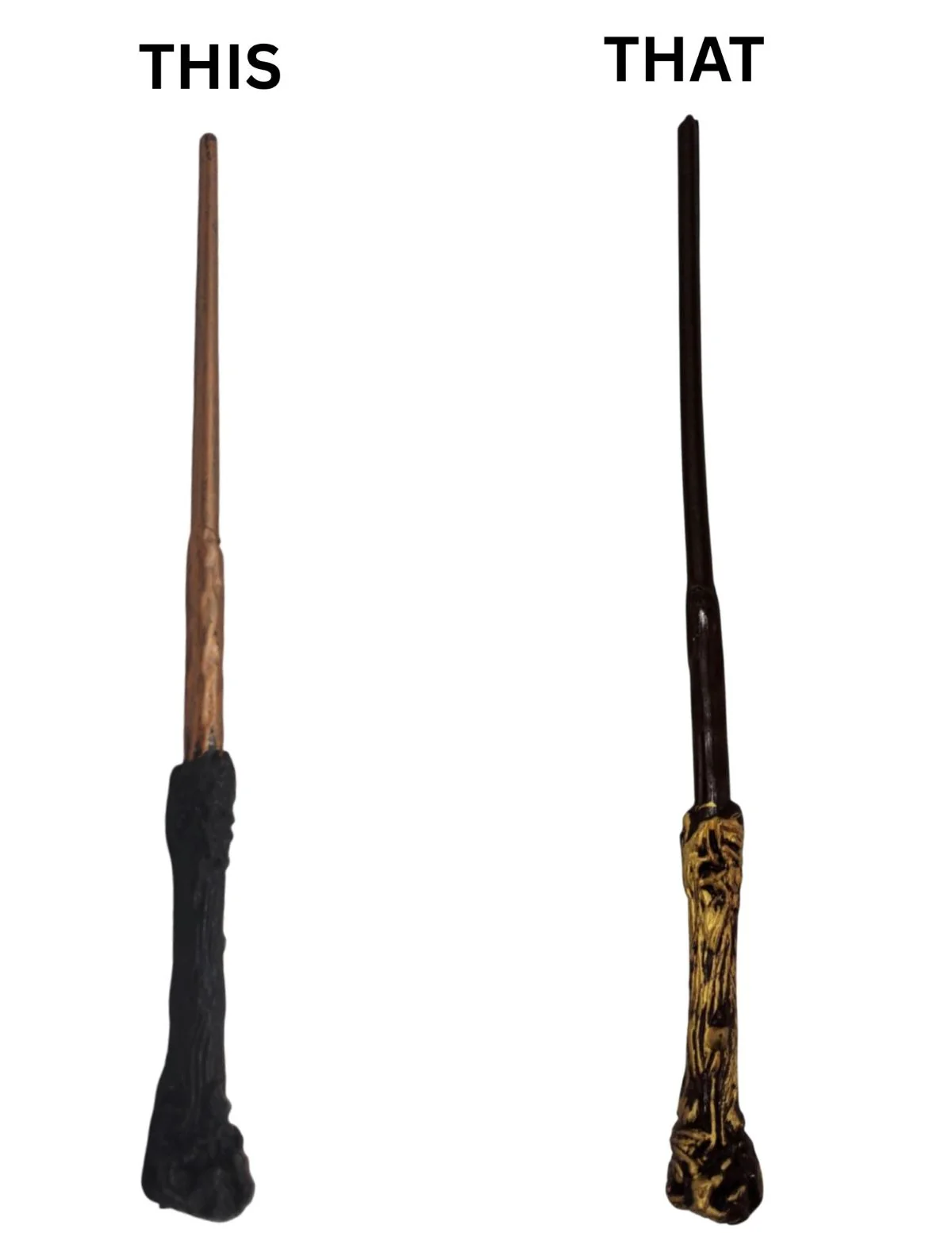 Hary Film Wizard Wand and Round Black Glasses Combo for Kids – Magical Stick with Classic Costume Glasses for Fancy Dress, Cosplay & Wizard-Themed Events - Image 3