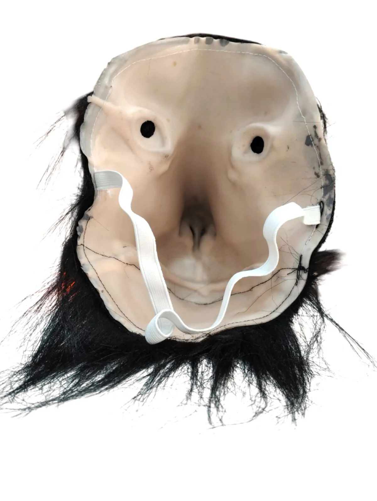 Jamwant Mythological Fancy Dress Mask – Grey & Black Face Mask with Hair Outline for Ramleela Role Play | Adult Size - Image 4