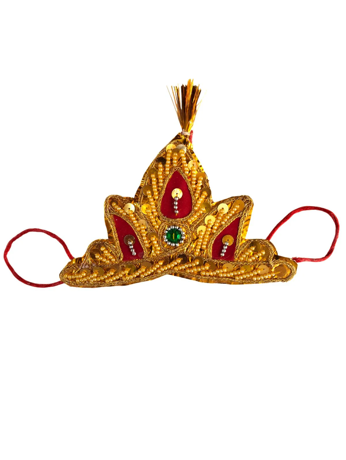 Krishna Accessories Set for Baby Boy – 4 Pc Krishna Dress Set For Kids| Janmashtami Fancy Dress Costume for Kids | 0-6 Years - Image 2
