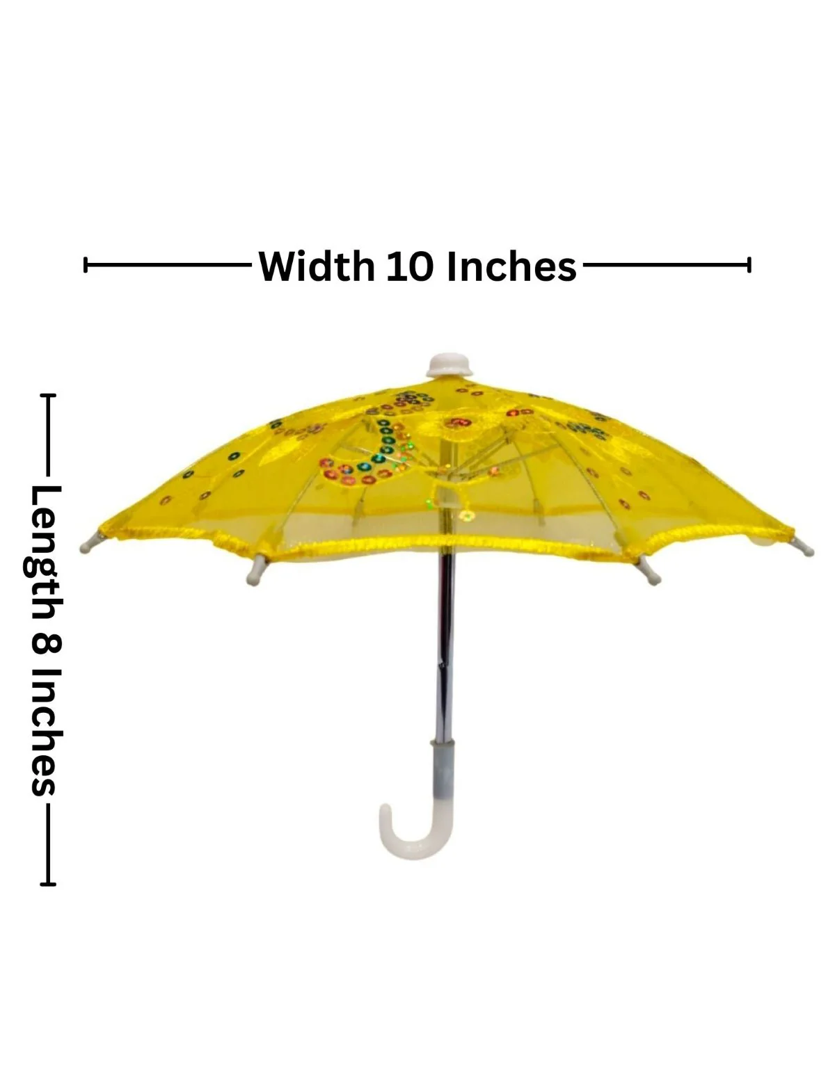 Net Parasol Assorted Umbrella with Embroidery for Kids Costume Accessories for Photoshoots, Decorations & Special Occasions - Image 2
