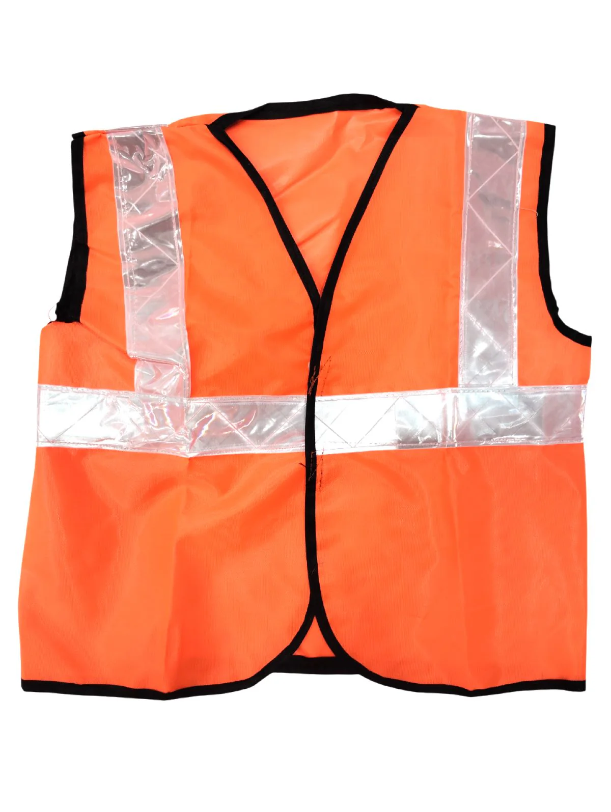 Orange Reflective Safety Jacket for Kids | Labor Day Dress Costume | Worker Uniform Vest | Bike Safety Jacket | School Fancy Dress Costume - Image 5