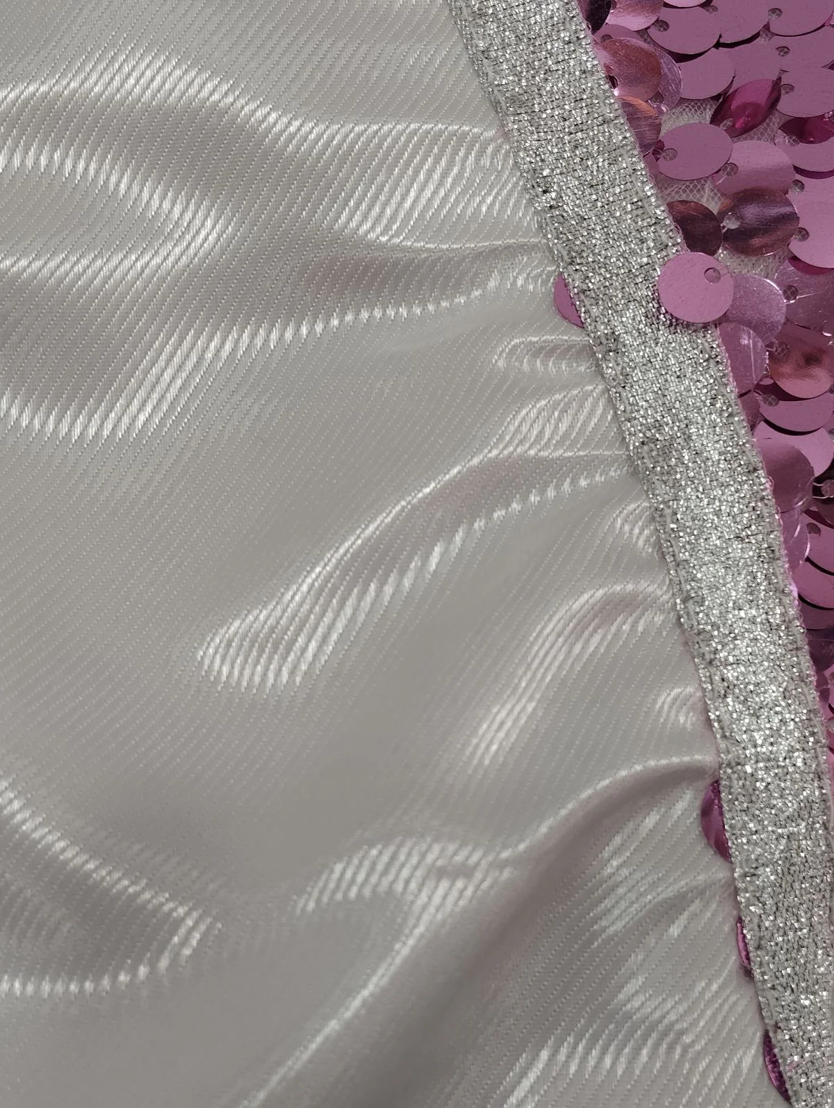 Pink Sequin Shirt & White Shiny Pants Western Dance Costume for Boys | Full Sleeve Party Wear Outfit | Theme Annual Day & Fancy Dress Outfit - Image 12