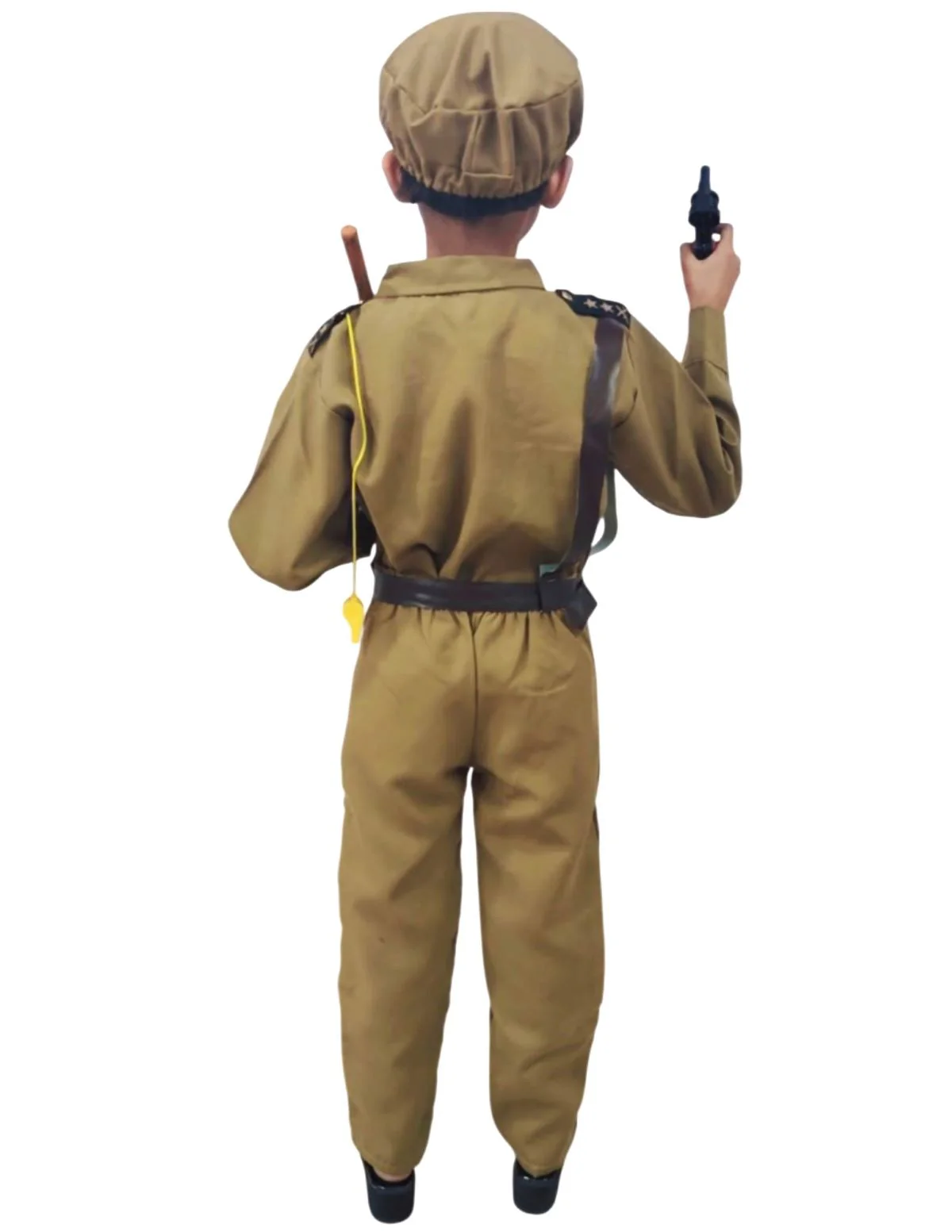 Police Dress for Kids | 7 Pcs Set Police Uniform Costume – Professionals & Helpers Theme | Ideal for Fancy Dress, Role Play, Independence Day & School Events - Image 4