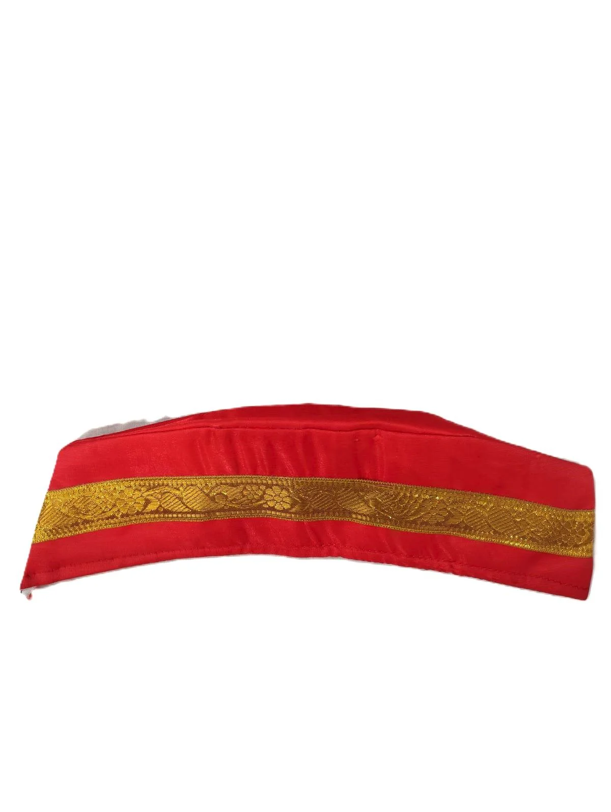Red Qawwali Jacket & Cap Combo for Kids | Red Embroidered Ethnic Fancy Dress Costume | Sufi Singer Kurta Style Waistcoat & Head Cap for Theme Parties & Stage Shows - Image 10