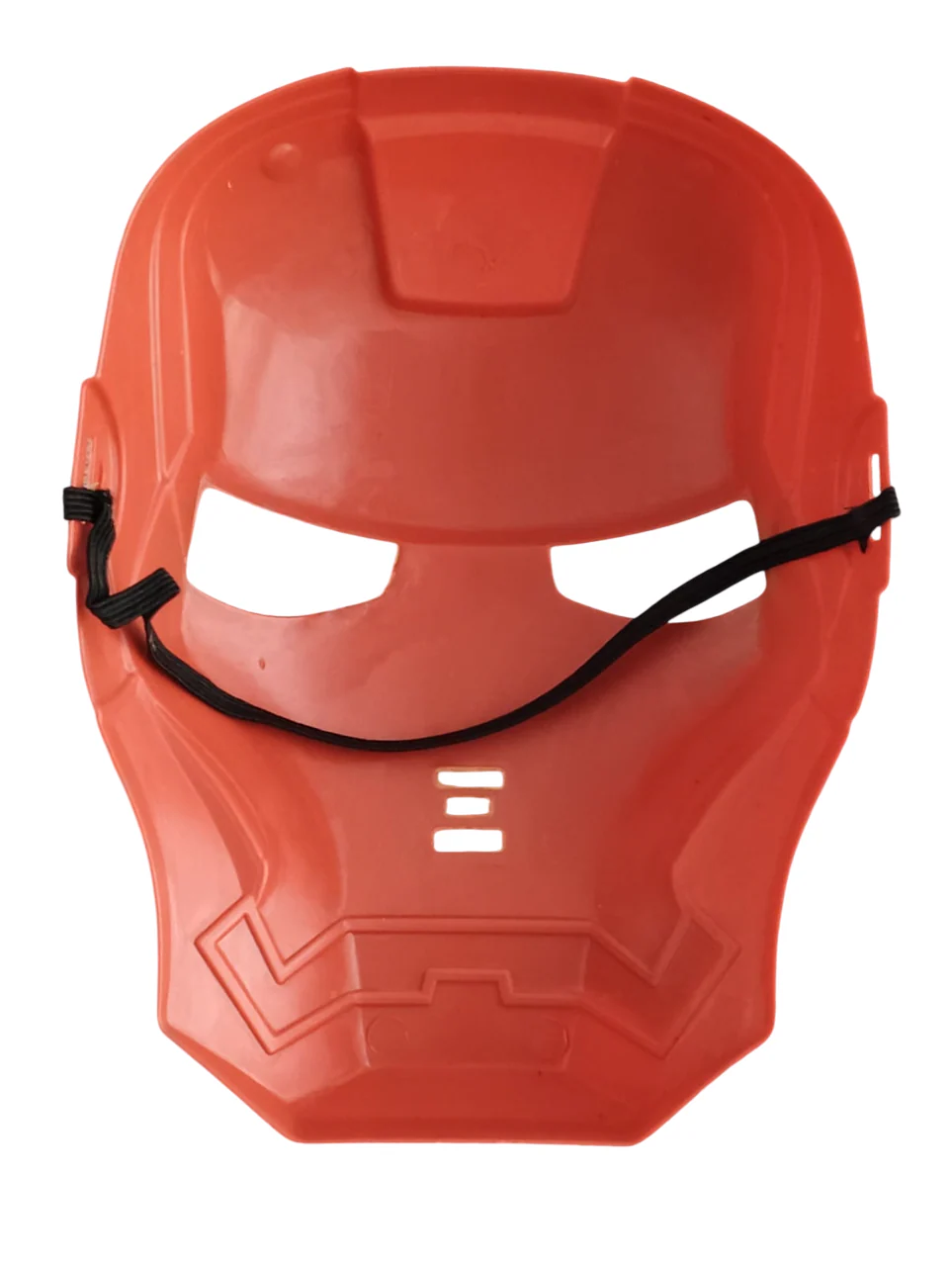 Red & Yellow Superhero Mask for Kids – Halloween Theme Cosplay Face Mask | Plastic Superhero mask for Fancy Dress & Roleplay - Image 2