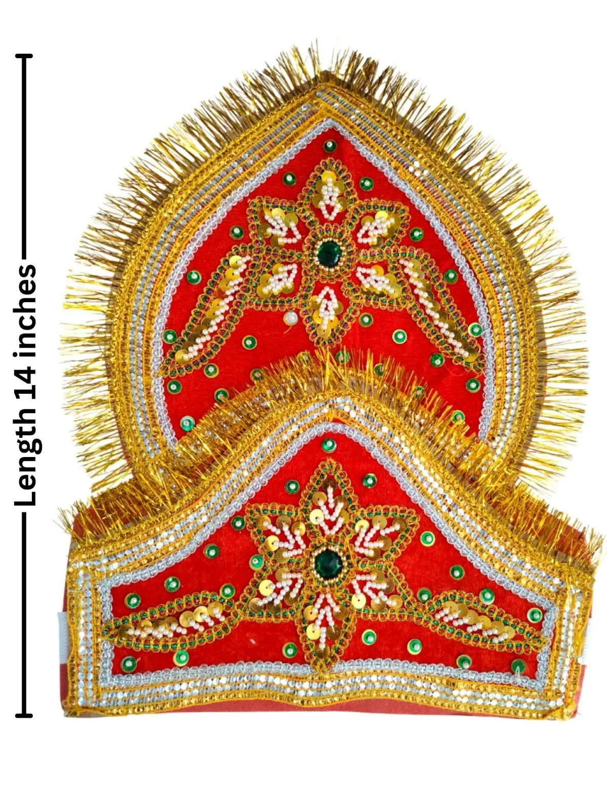 Royal King & Mythological Character Accessory Set for Adults – Jewellery Set for School Grown-ups | Ideal for Ramleela, Fancy Dress & Cultural Events | Adults - Image 2