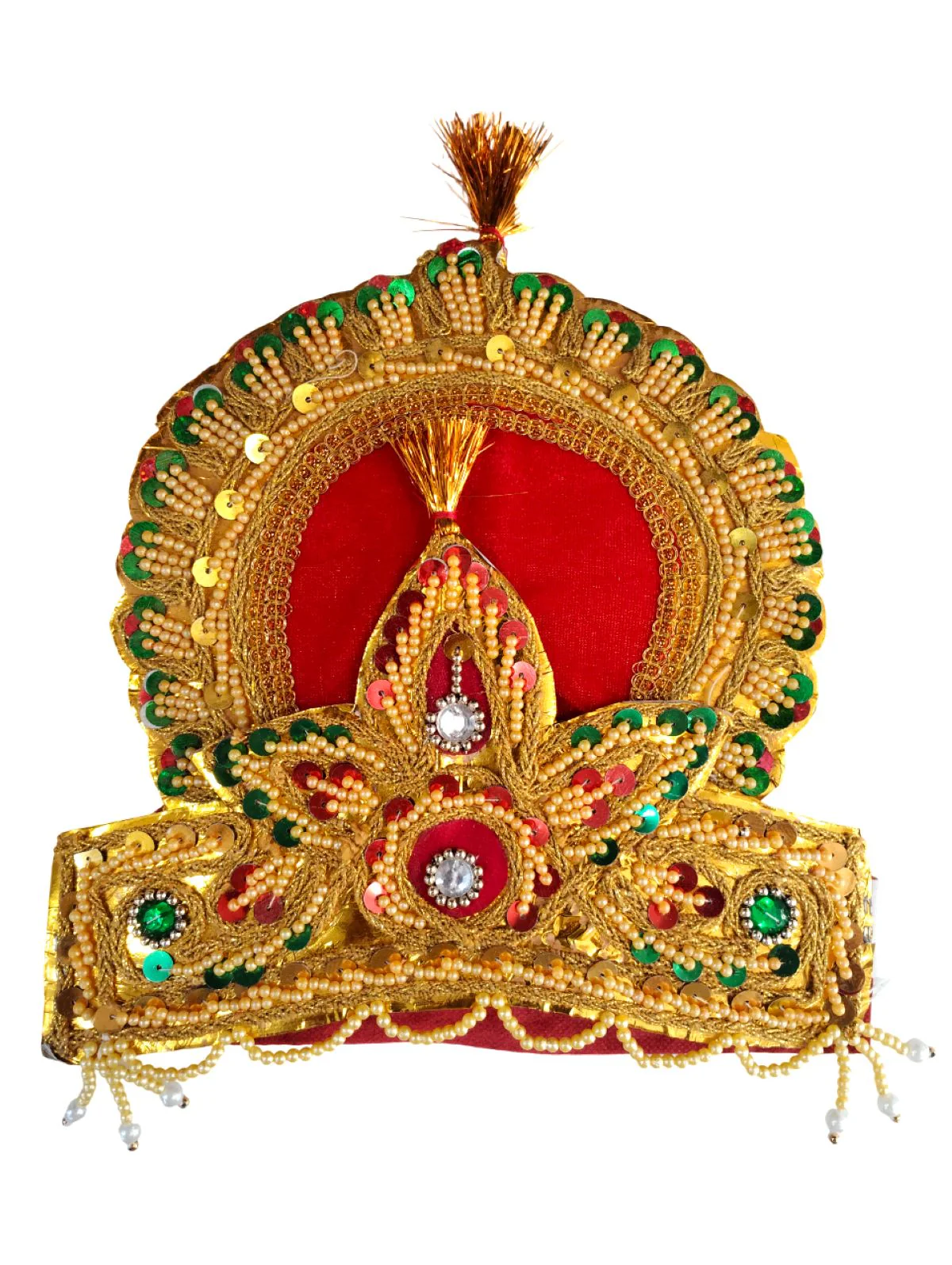 Royal King & Mythological Character Accessory Set for Kids – Crown & Jewellery set Combo | Ideal for Ramleela, Fancy Dress & Cultural Events | Kids - Image 2
