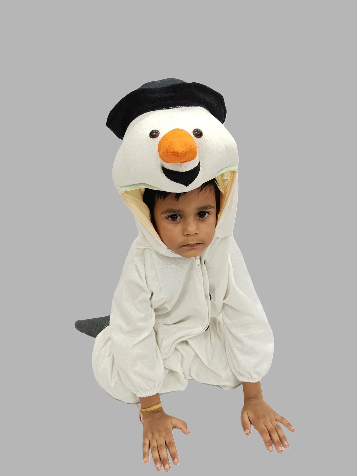 Snowman Jumpsuit for Kids Fancy Dress Costume | Winter Look Cute & Cozy for Boys & Girls - Image 6