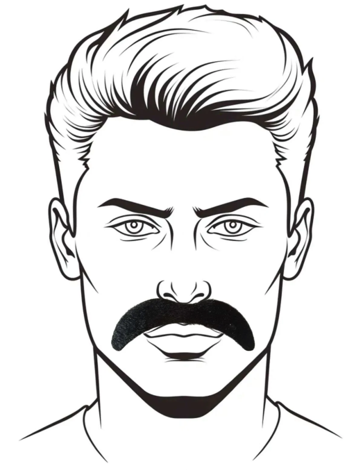 Stick-On Moustache Set – 12 Pieces with 6 Unique Styles | Self-Adhesive Fake Mustaches for Kids & Adults | Theme Party, Fancy Dress, Fun Props - Image 4
