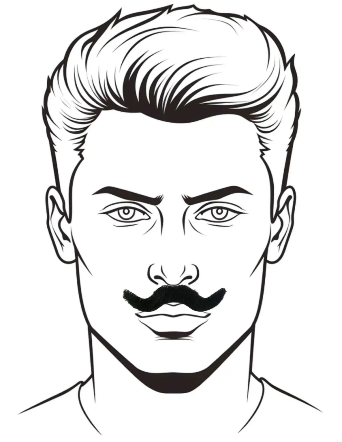 Stick-On Moustache Set – 12 Pieces with 6 Unique Styles | Self-Adhesive Fake Mustaches for Kids & Adults | Theme Party, Fancy Dress, Fun Props - Image 6