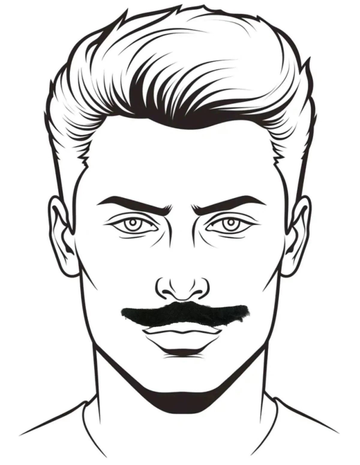 Stick-On Moustache Set – 12 Pieces with 6 Unique Styles | Self-Adhesive Fake Mustaches for Kids & Adults | Theme Party, Fancy Dress, Fun Props - Image 7