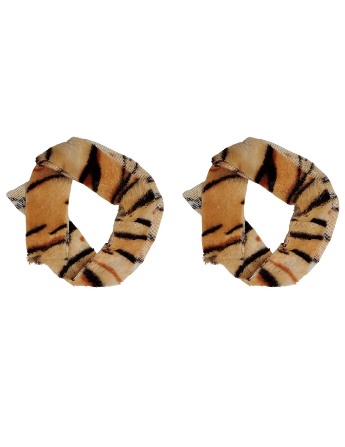 Unisex Adivasi Tribal Dance Costume – Tiger Print Fur Material | One-Shoulder Outfit with Armlets & Multicolor Feather Headdress - Image 14
