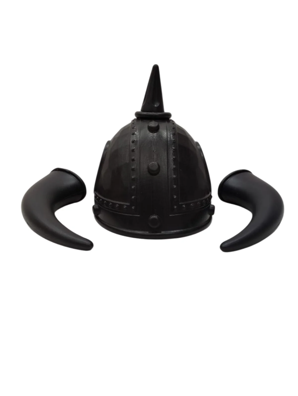 Viking Warrior Helmet for Kids & Adults – Medieval Plastic Horned Cap with Removable Horns | Fancy Dress, Cosplay & Theme Party Accessory - Image 6
