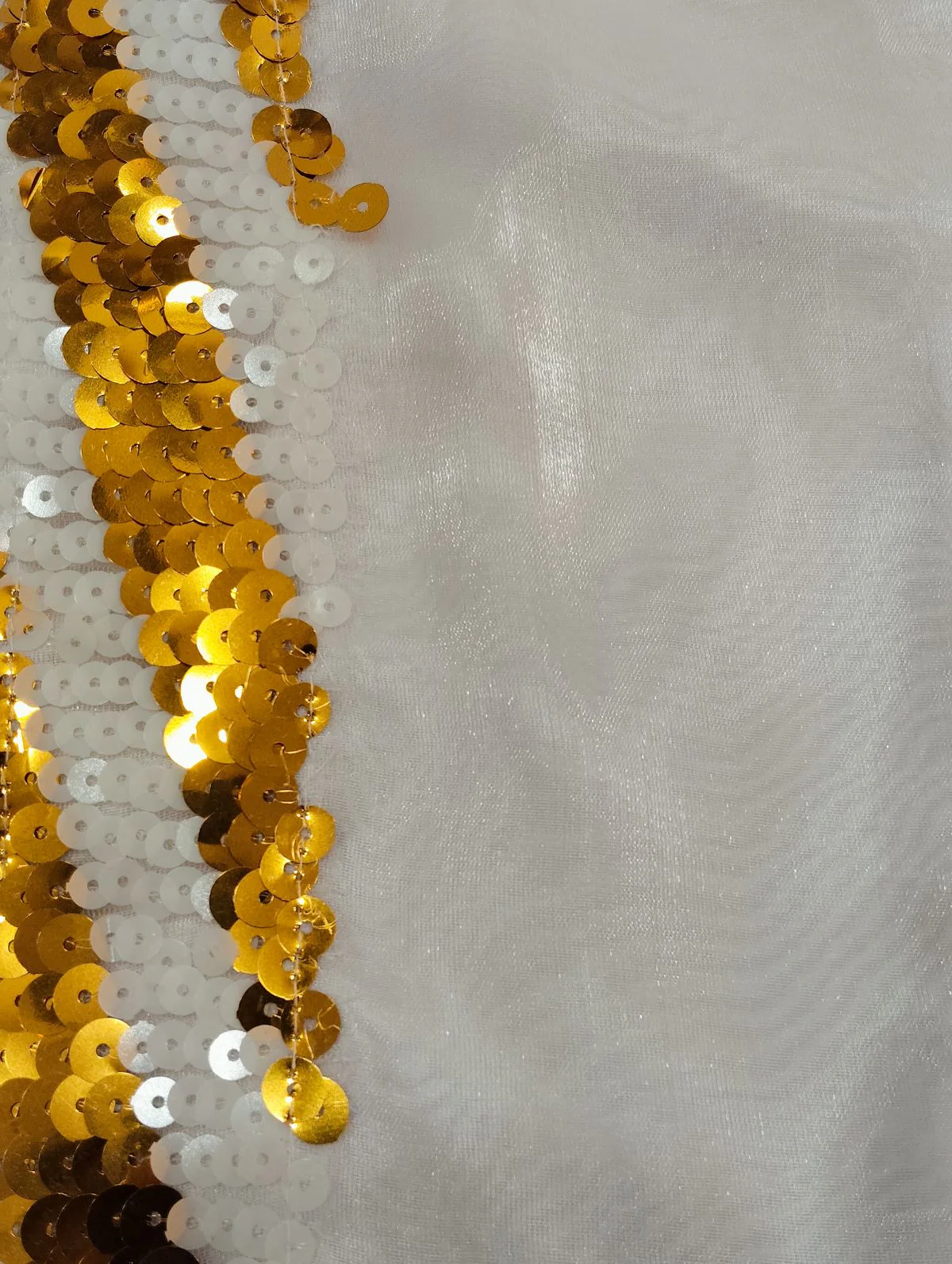 White & Golden Sequin Western Dance Costume for Boys | Stylish Shiny Full Sleeve Shirt and Pant Set with Zipper Closure | Dance Costume for Boys | Fancy Dress for Boys - Image 13