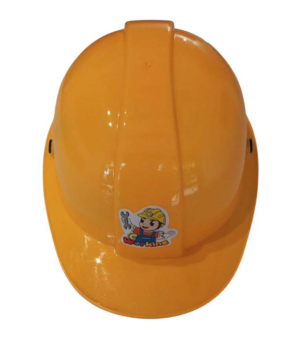 Yellow Construction Worker Helmet for Kids | Civil Engineer Builder Fancy Dress Accessory for Themed Parties And Role Play