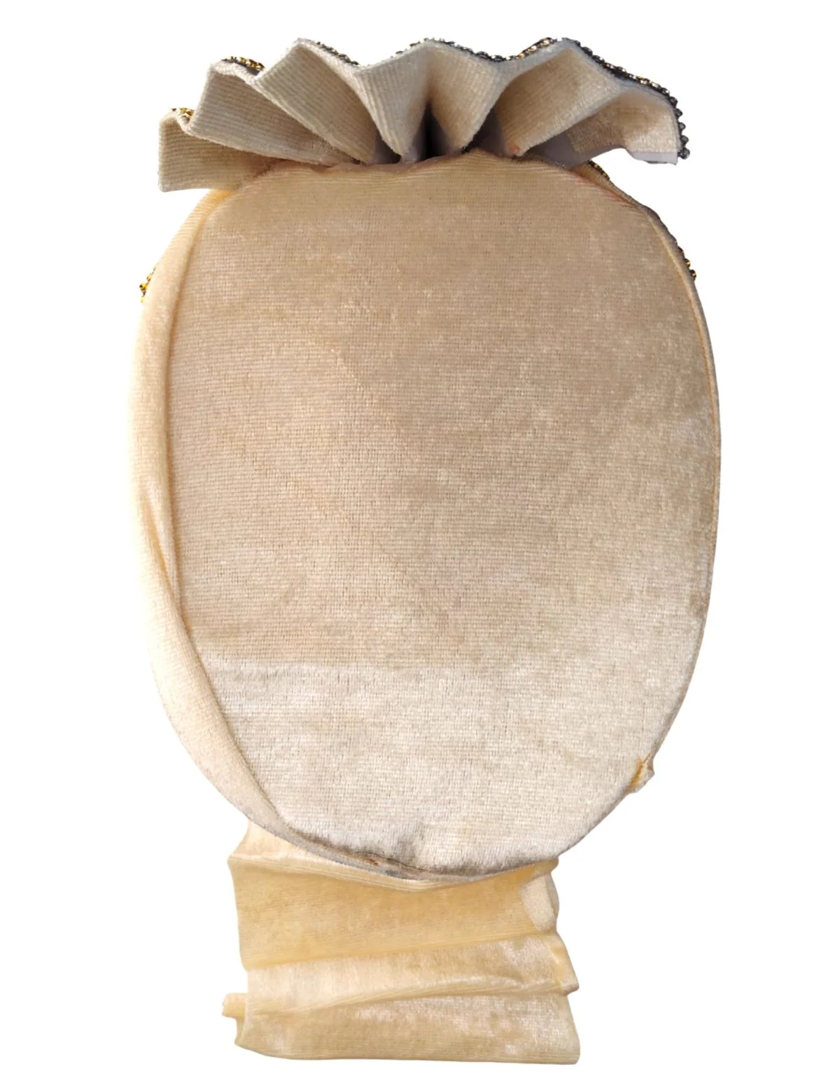 Beige Indian Dulha Pagdi Indian Wedding Turban for Kids & Adults - Image 6