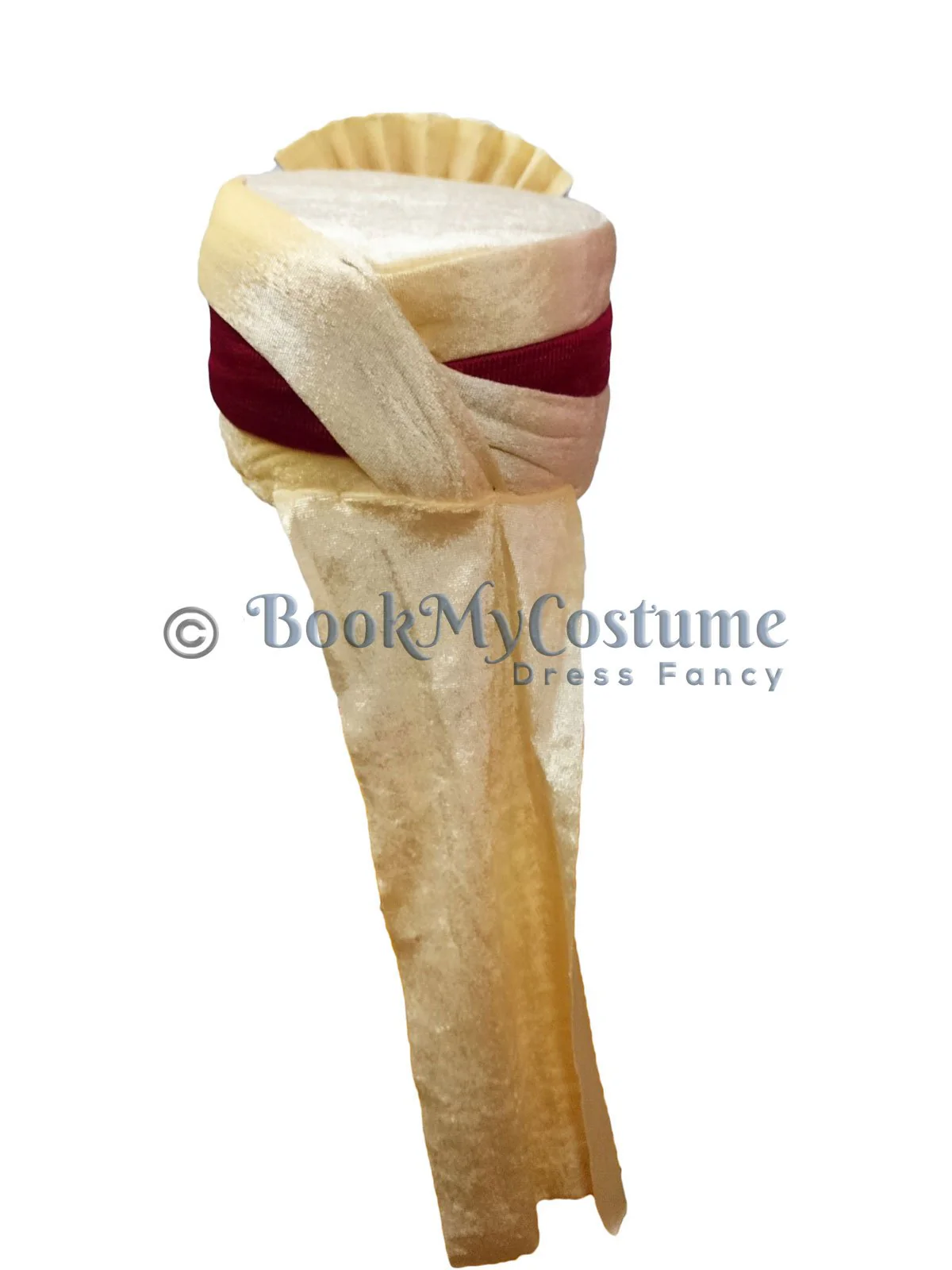 Beige Indian Dulha Pagdi Indian Wedding Turban for Kids & Adults - Image 7