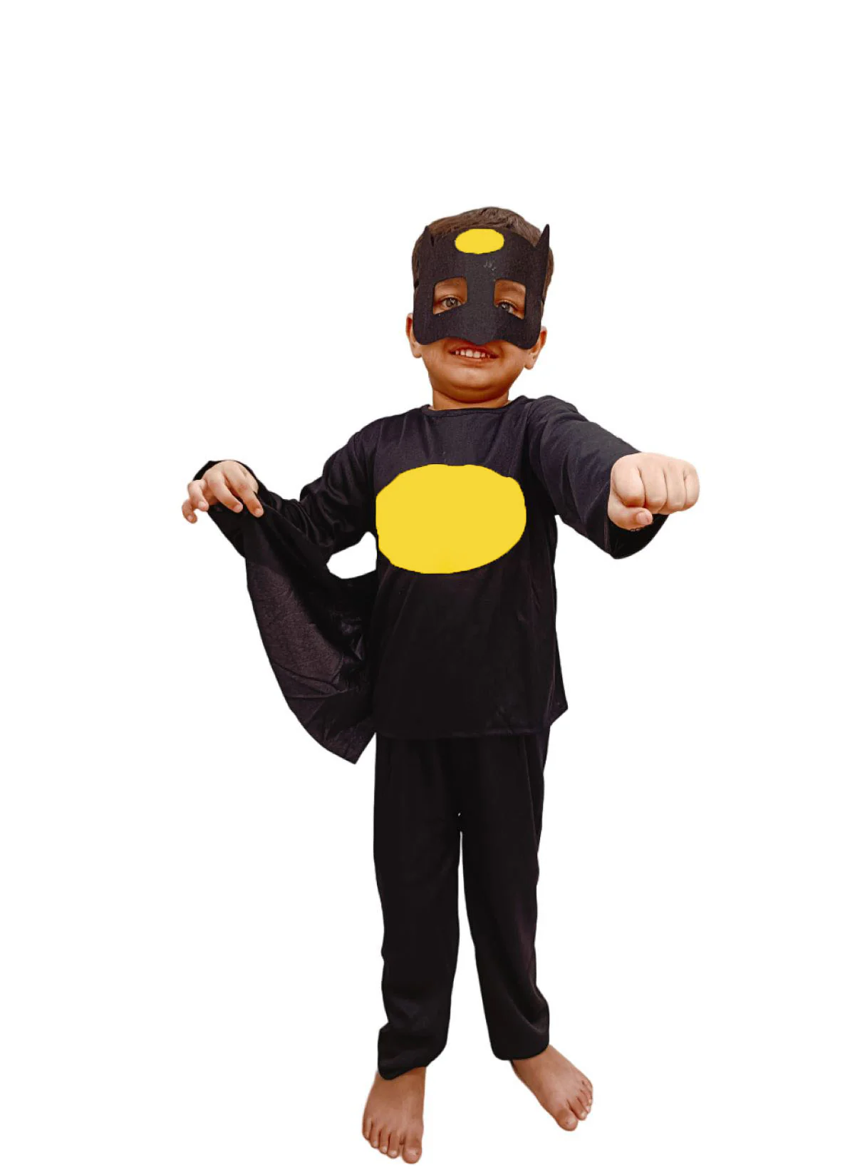 Black Bat Superhero Comic Movie Character Kids Fancy Dress Costume - Standard - Image 5