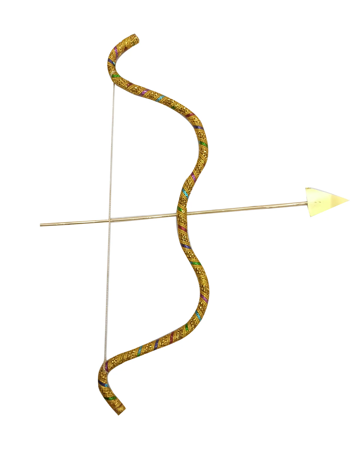 Bow and Arrow Indian Teer Kaman Ramleela Accessory for Kids and Adults Fancy Dress Costume - Image 12