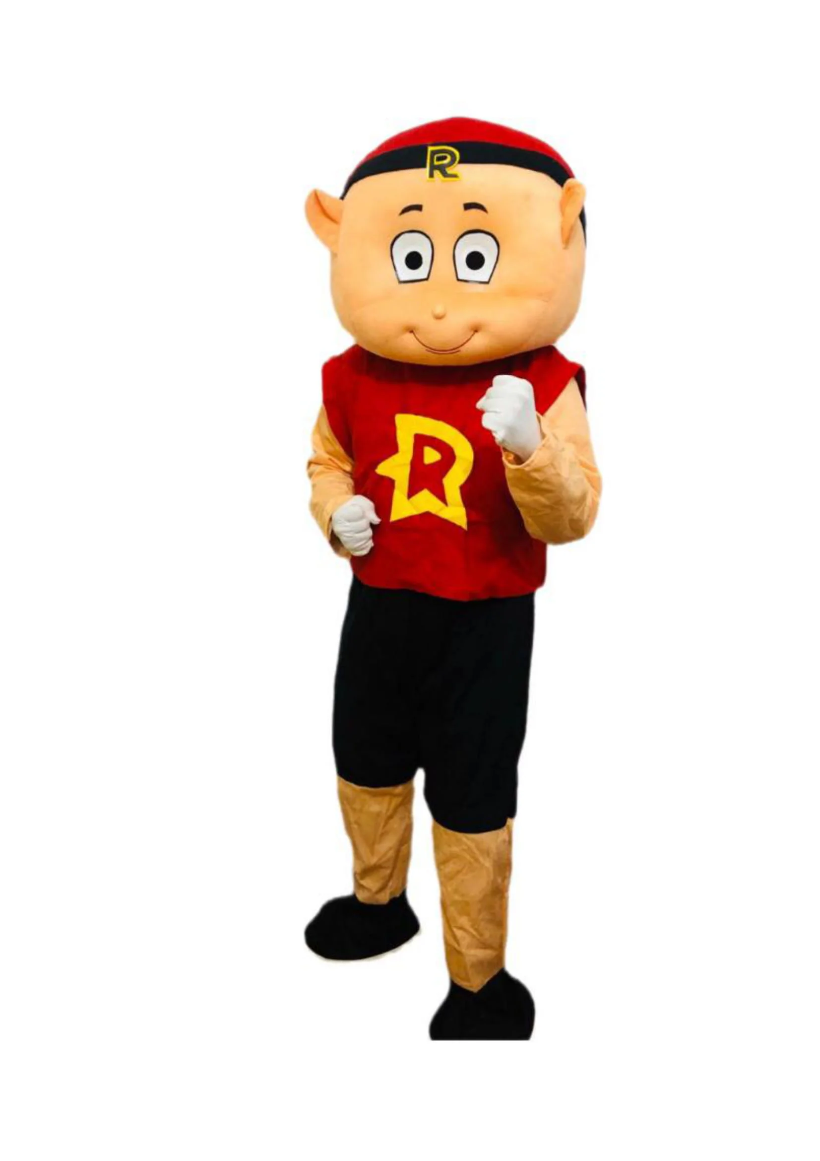 Brave & Fearless Raju The Thunderstrike Cartoon Character Mascot Costume For Theme Birthday Party & Events | Adults | Full Size