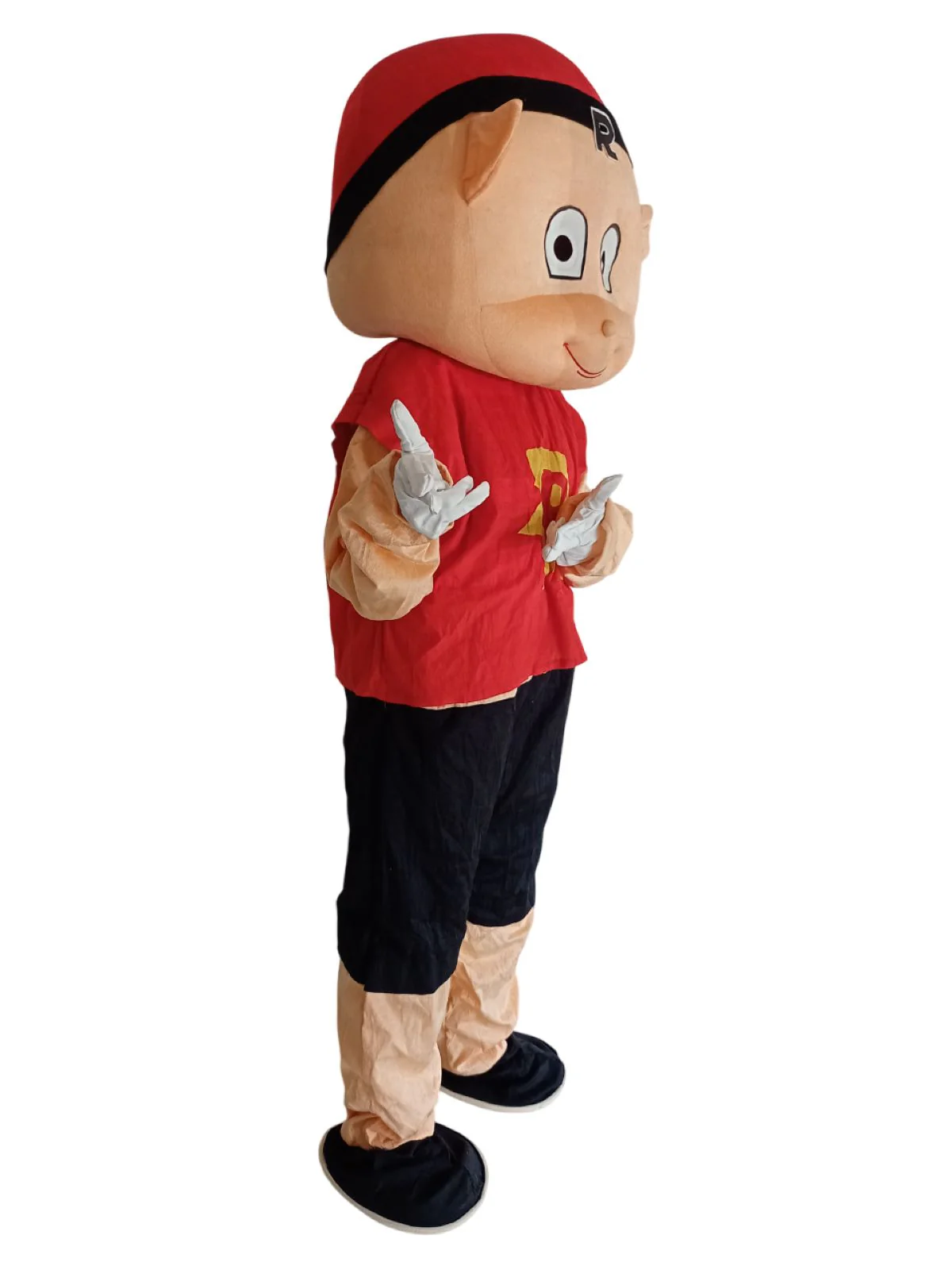 Brave & Fearless Raju The Thunderstrike Cartoon Character Mascot Costume For Theme Birthday Party & Events | Adults | Full Size - Image 4