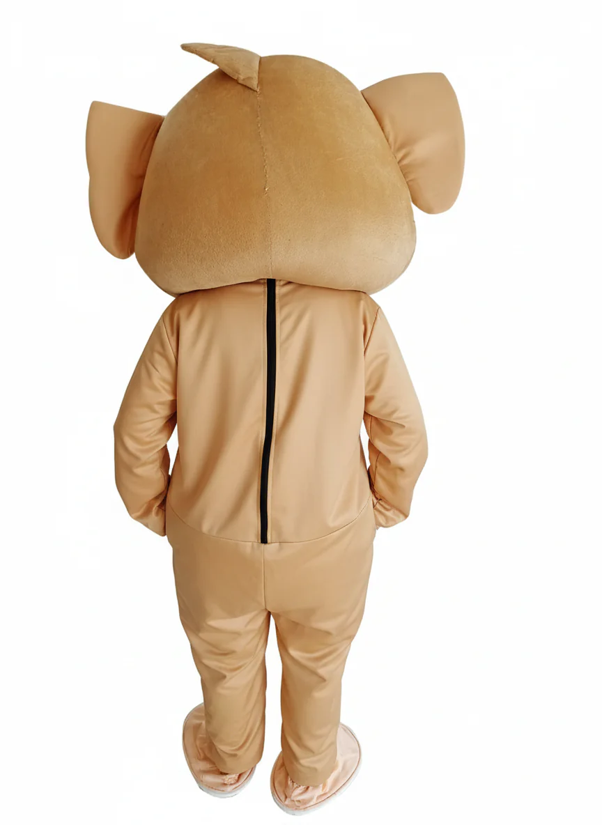Buy Naughty Mouse Brown Cartoon Mascot Costume For Theme Birthday Party & Events | Adults | Full Size - Image 3