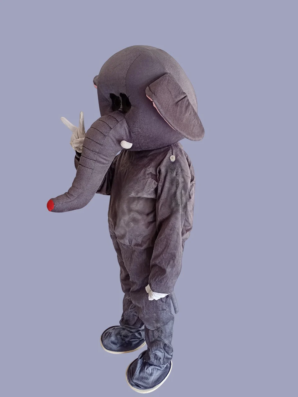 Elephant Cartoon Mascot Costume For Theme Birthday Party & Events | Adults | Full Size - Image 4