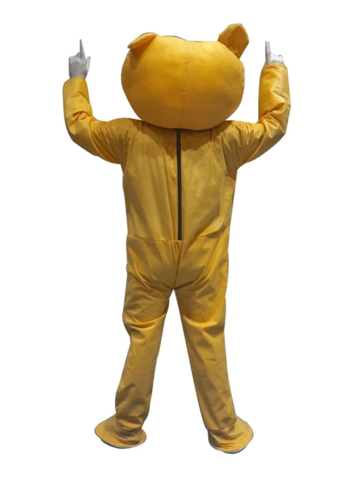 Buy Funny Yellow Prank Bear Mascot Costume For Instagram Youtube Videos Making & Events | Adults | Full Size - Image 2