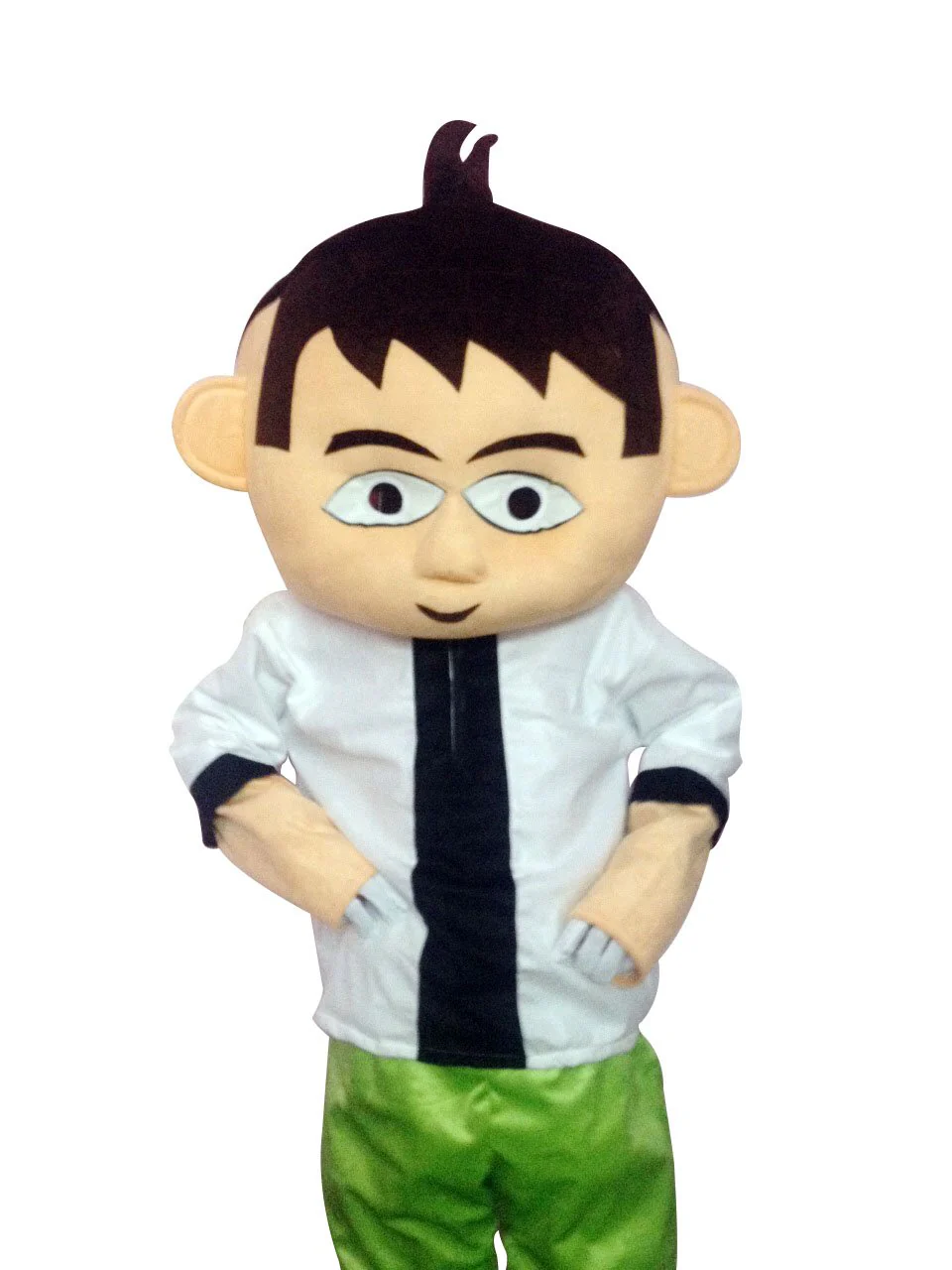 Buy Green & White American Cartoon Series Mascot Costume For Theme Birthday Party & Events | Adults | Full Size - Image 2