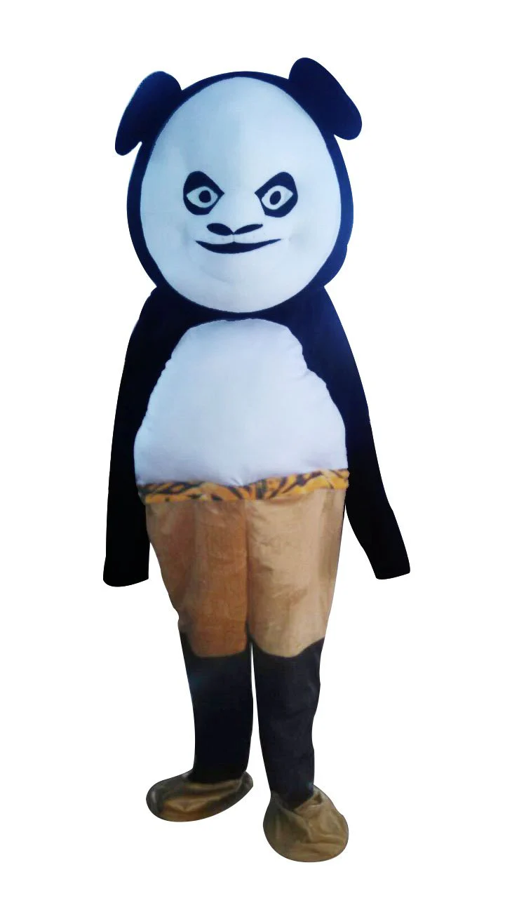 Panda Dragon Warrior Cartoon Movie Mascot Costume For Birthday Party & Theme Events | Full Size Adults - Image 5