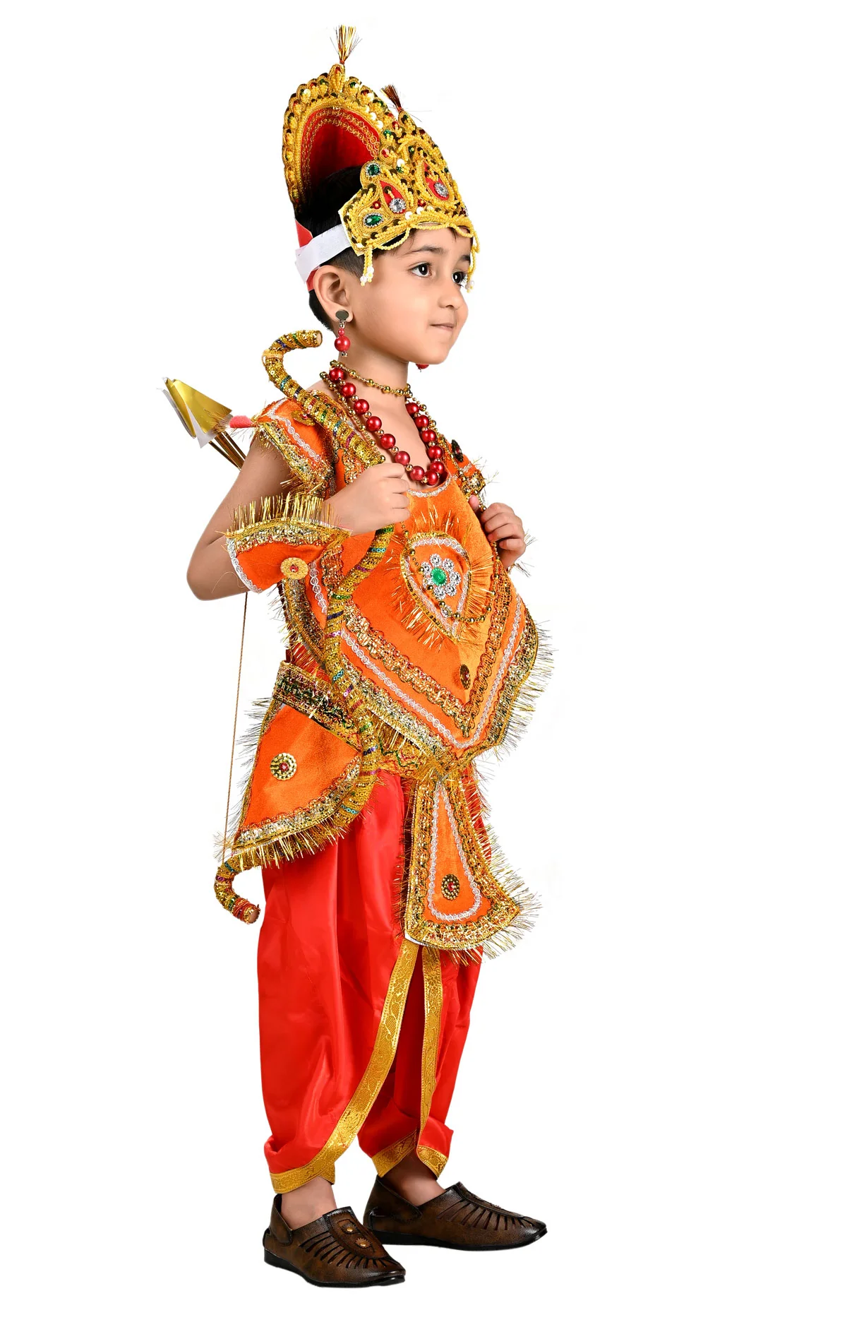 Laxman Prince Ram's Brother Ramlila Mythology Kids & Adults Fancy Dress Costume - Image 6