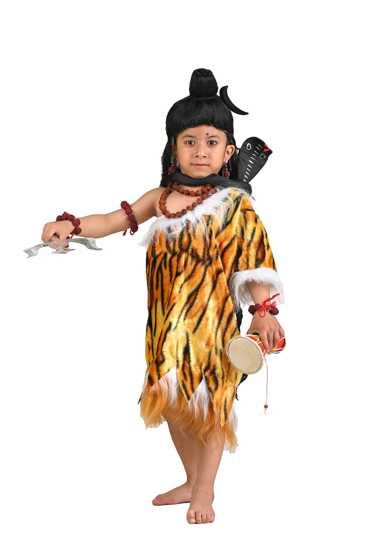 Lord Shiva Shankar Bhagwan Hindu God Kids & Adults Fancy Dress Costume - Premium - Image 5