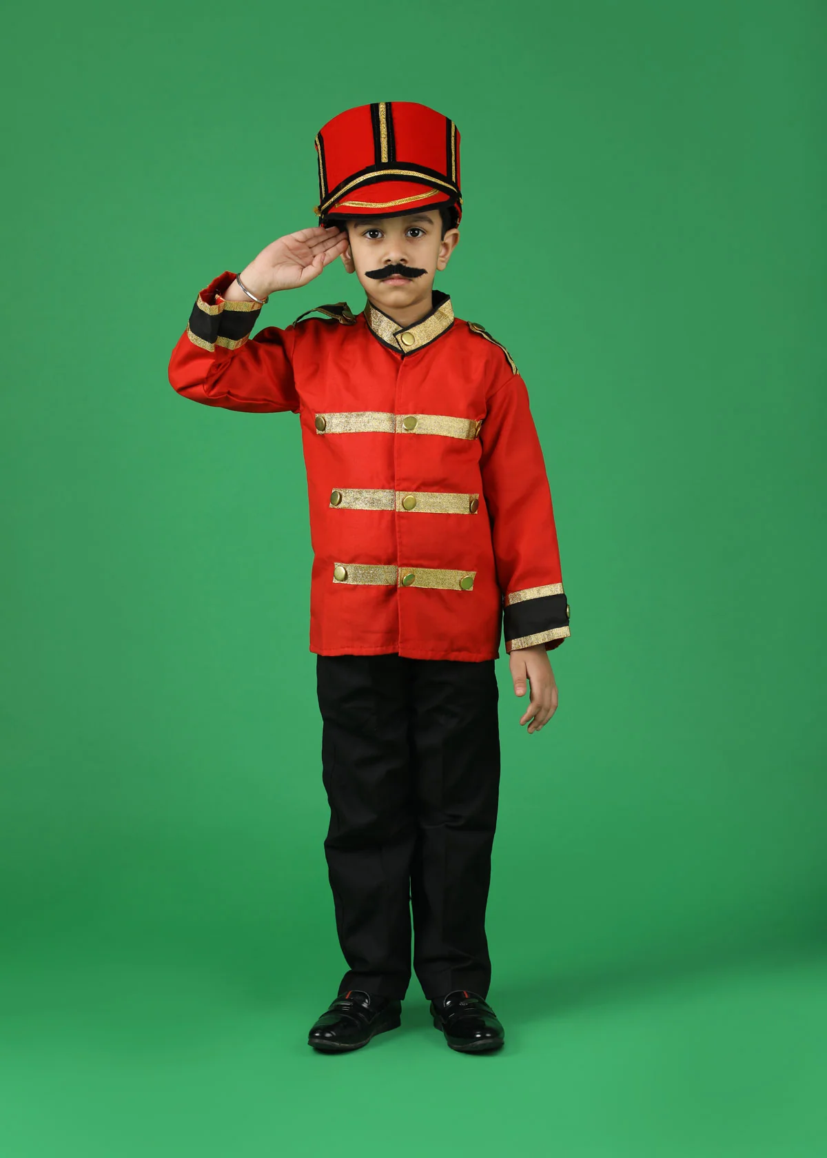 Mangal Pandey 1857 Mutiny Sepoy Freedom Fighter Patriotic Kids Fancy Dress Costume - Image 5