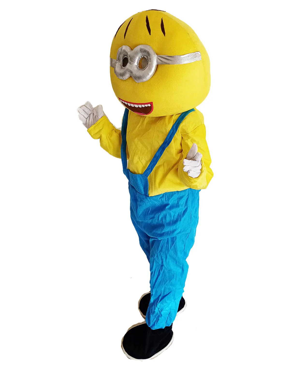 Buy Yellow Childlike Cartoon Mascot Costume For Theme Birthday Party & Events | Adults | Full Size - Image 2