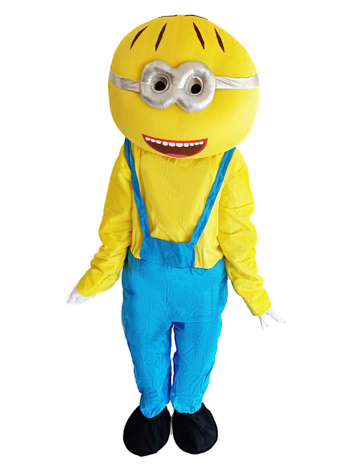 Buy Yellow Childlike Cartoon Mascot Costume For Theme Birthday Party & Events | Adults | Full Size - Image 4