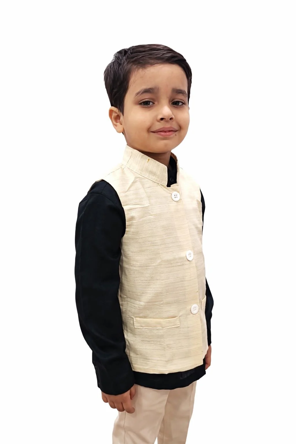 Nehru & Modi Jacket Kids Fancy Dress Costume - Image 2