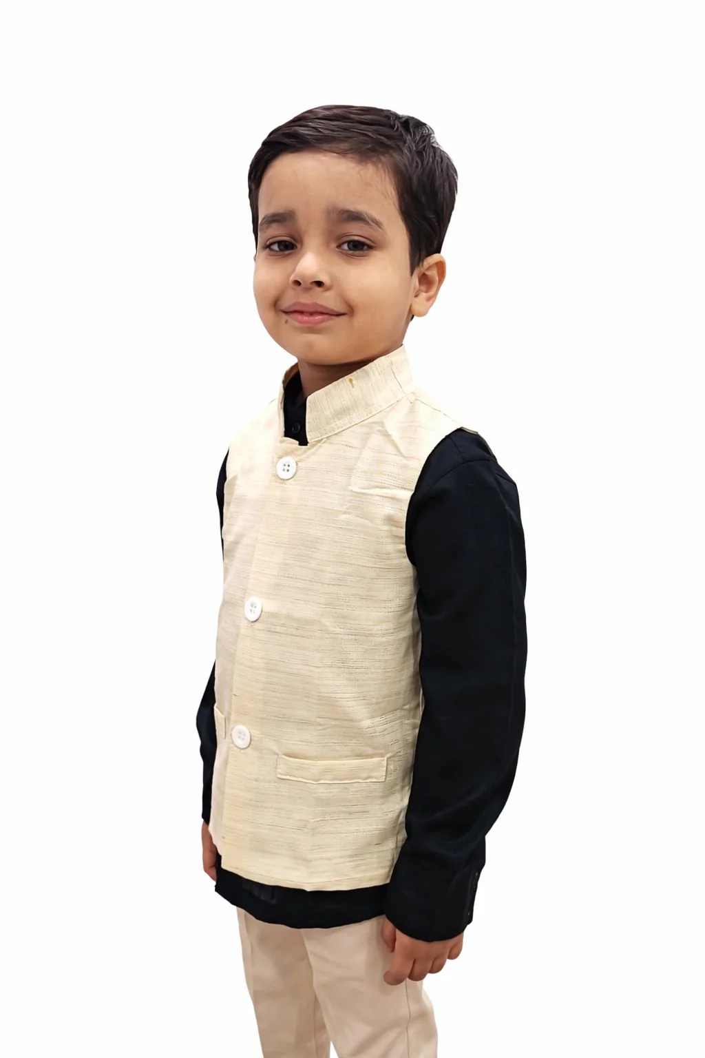 Nehru & Modi Jacket Kids Fancy Dress Costume - Image 4