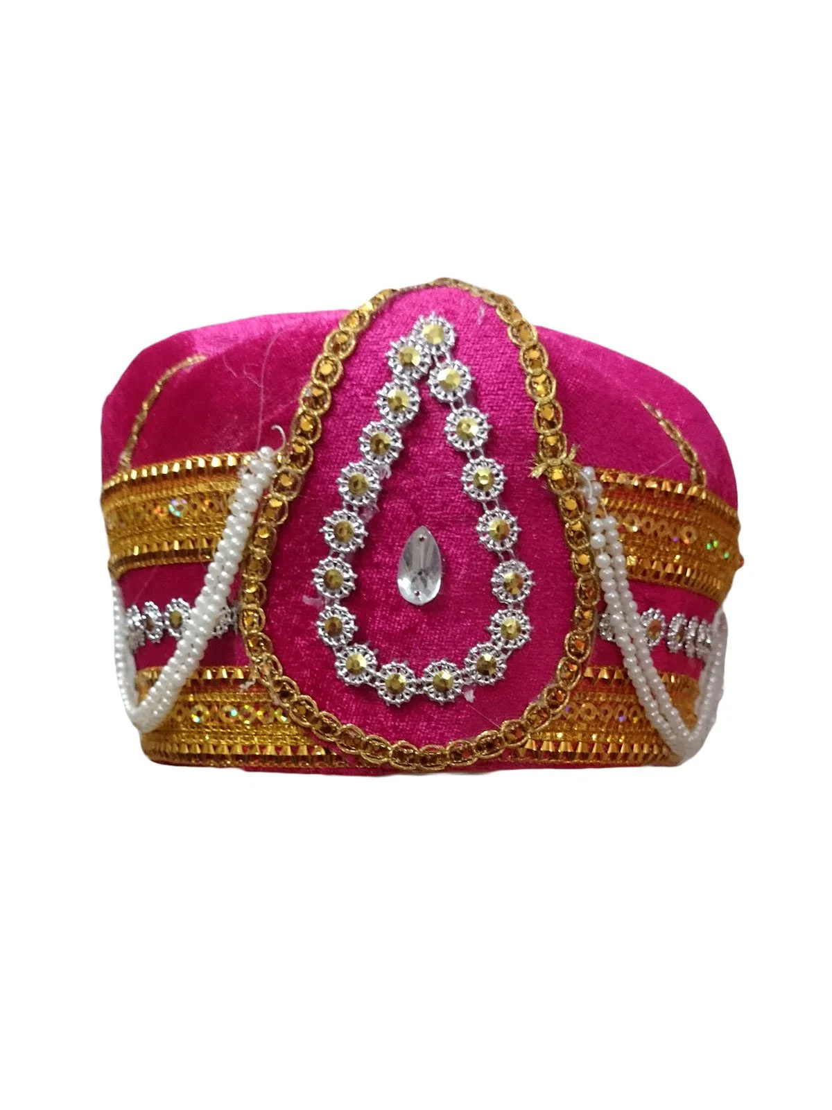 Pink Mughal Emperor Pagdi Indian Turban for Boys and Men - Image 5