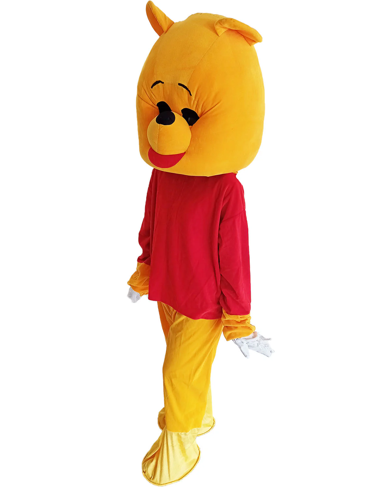 Buy Pooh the Bear Cartoon Mascot Costume For Theme Birthday Party & Events | Adults | Full Size - Image 4