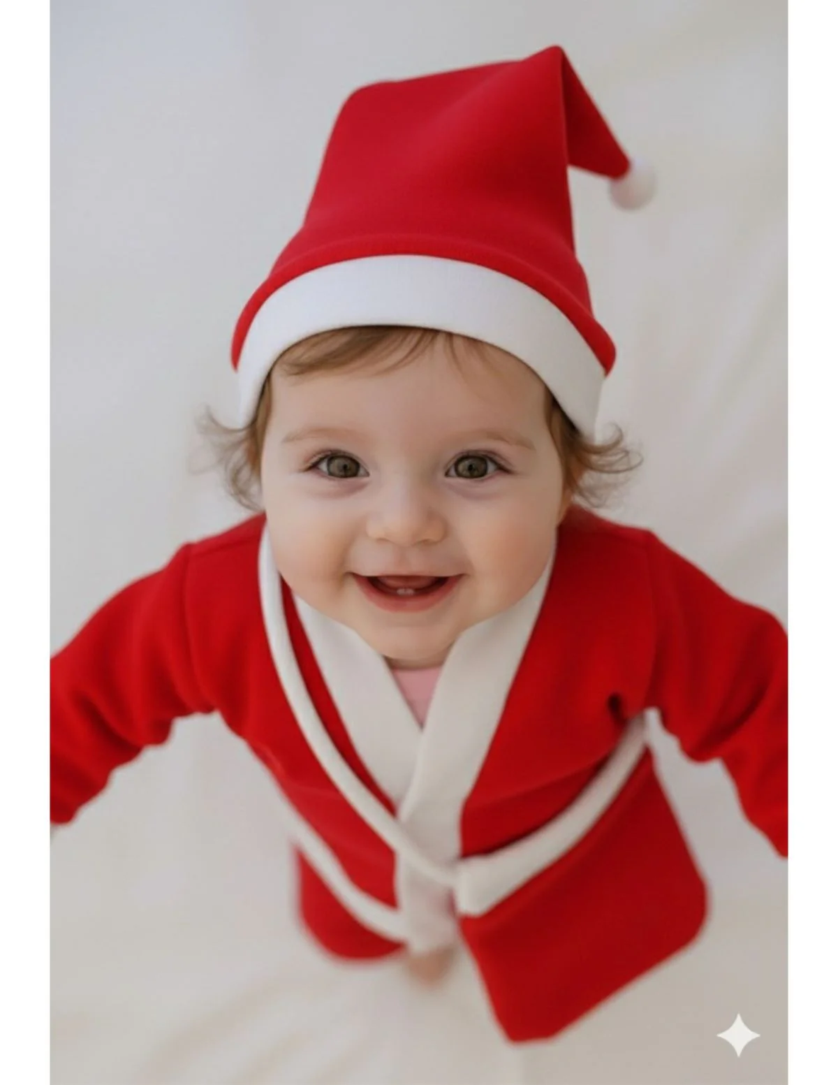 Santa Boy Costume Set of 4 (Jacket, Bottom, Bag, & Cap) Kids & Adults Christmas Costume - Image 15