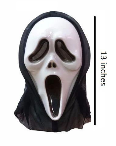 Scream Skeleton Ghost Mask Adult & Kids Fancy Dress Costume Accessory for Halloween - Image 4