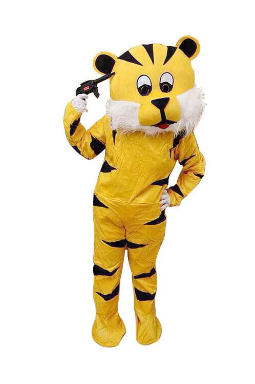 Buy Sherkhan Tiger Cartoon Mascot Costume For Theme Birthday Party & Events | Adults - Image 2