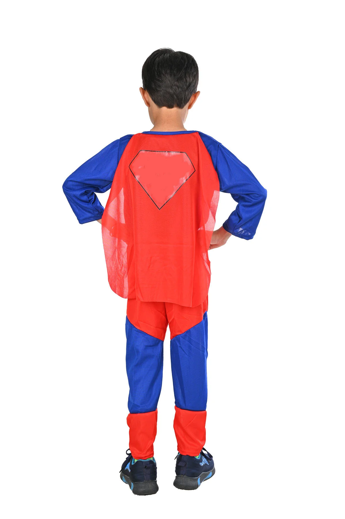 Supreme Man Superhero American Comic Character Kids Fancy Dress Costume - Standard - Image 3