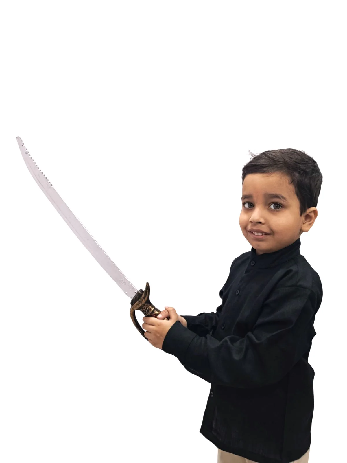 Sword Indian Talwar Plastic Toy Accessory for Kids and Adults Fancy Dress Costume - Image 4