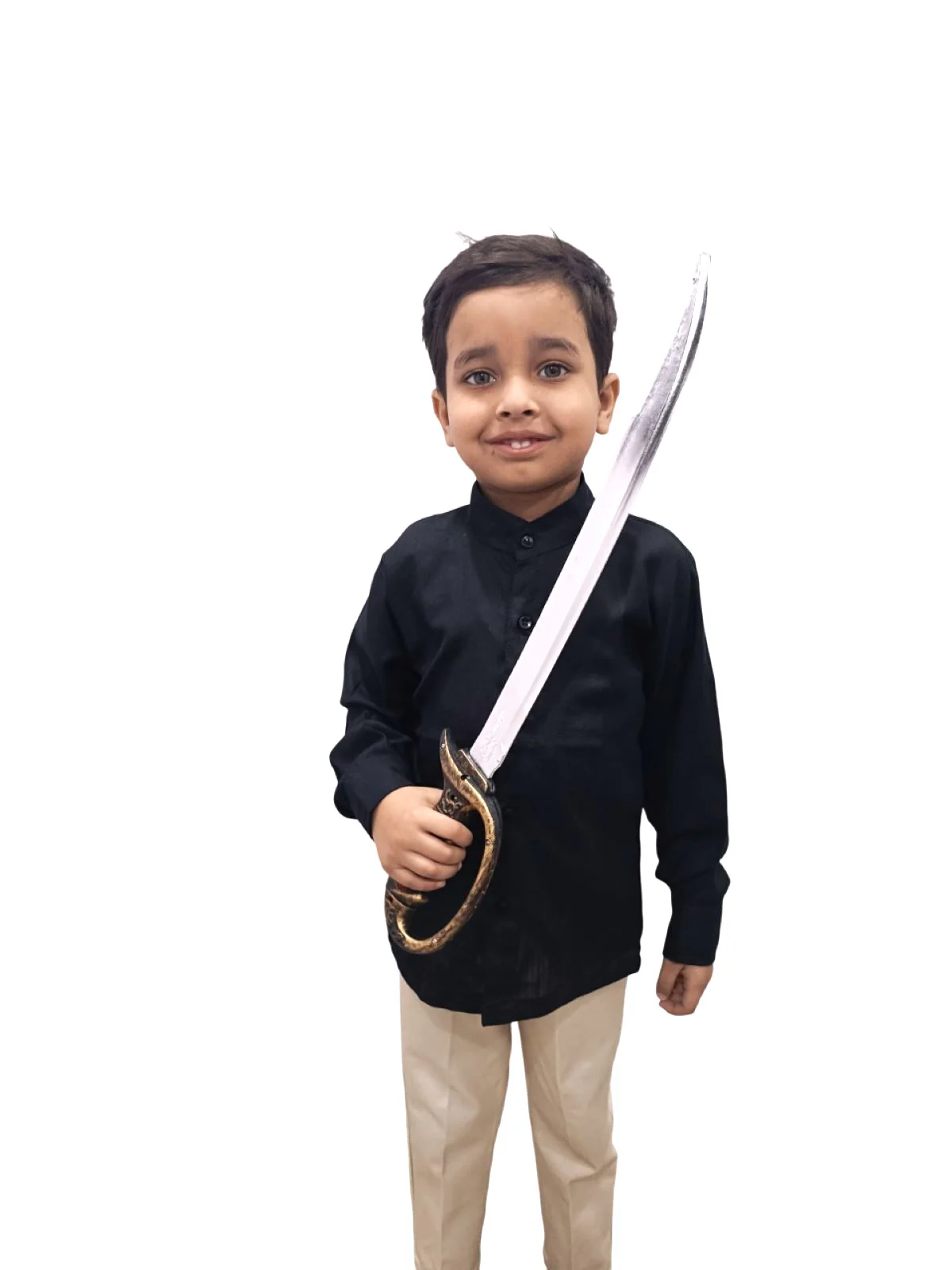 Sword Indian Talwar Plastic Toy Accessory for Kids and Adults Fancy Dress Costume - Image 7