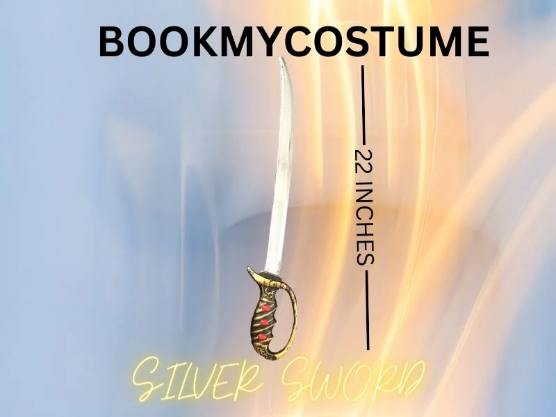 Sword Indian Talwar Plastic Toy Accessory for Kids and Adults Fancy Dress Costume - Image 8