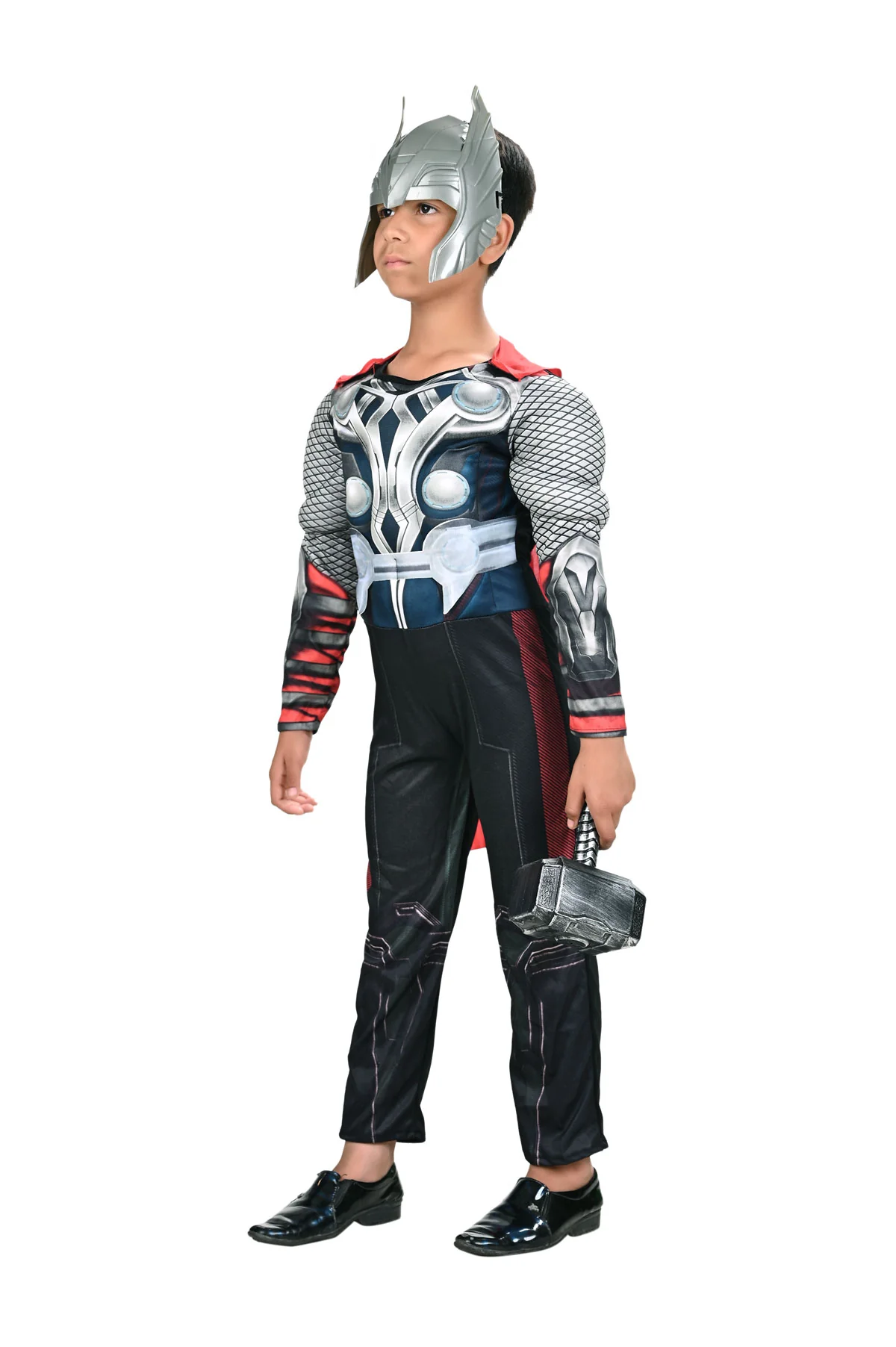 Thunder God Superhero Kids Fancy Dress Costume | Muscle Look | Imported - Image 4