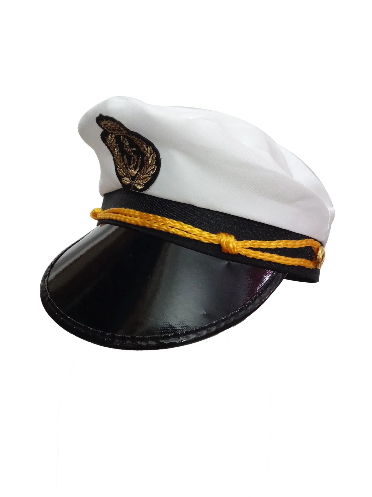 Buy White Navy Air Force Pilot Officer Cap Accessory for Boys Kids Adult Fancy Dress Costume - Image 10