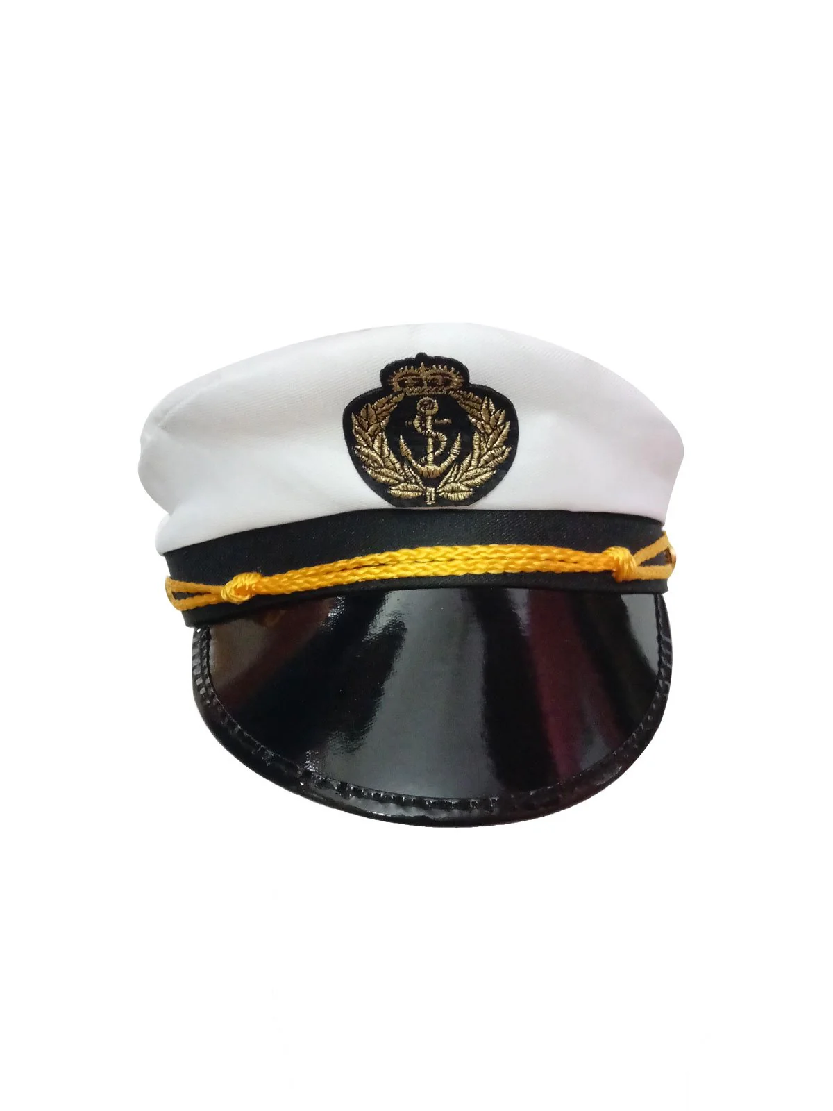 Buy White Navy Air Force Pilot Officer Cap Accessory for Boys Kids Adult Fancy Dress Costume - Image 8